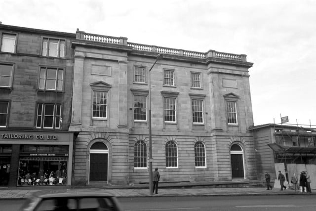 The Edinburgh Filmhouse, pictured in February 1982, three years after it had opened as an independent cinema, specialising in new, classic and arthouse films. The building, dating back to 1831, was previously St Thomas's Church of Scotland.