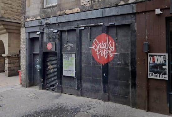 Cowgate nightclub and live music venue Sneaky Pete's.