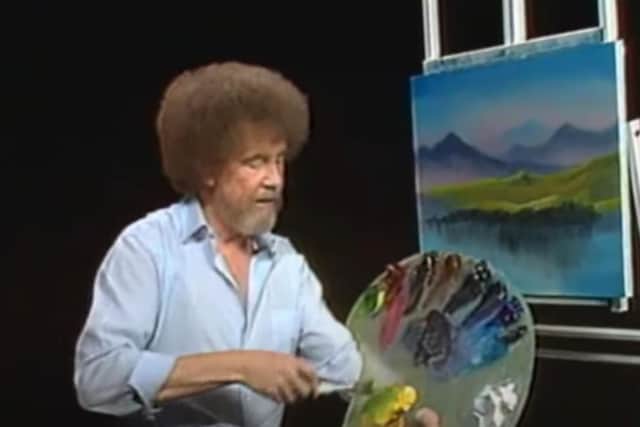 Bob Ross in The Joy of Painting