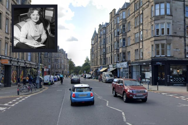 The brilliant Dame Muriel Spark - author of The Prime of Miss Jean Brodie - was born in the Bruntsfield area of the Capital.