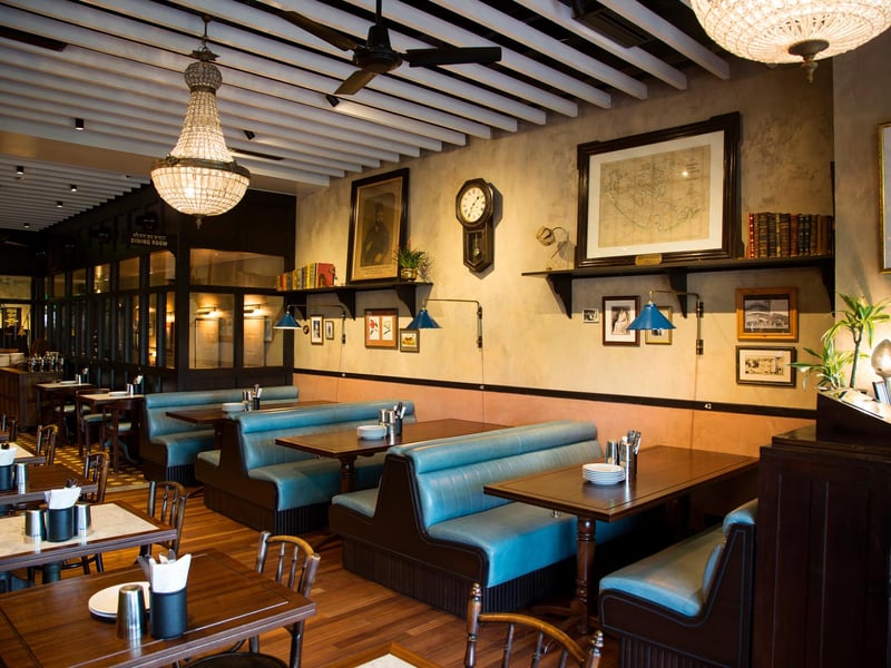 Dishoom is the Indian food phenomenon which started in London, sparked cookbooks and widespread acclaim, and now has a restaurant in St Andrew Square, Edinburgh. Its 'Bombay comfort food' includes bacon naan breakfast rolls, Bombay 'chip butties', and gunpowder potatoes (not for the faint-hearted). Rating: 4.6 (4,418 reviews).