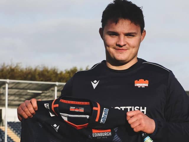 Patrick Harrison has signed a four-year deal with his boyhood club Edinburgh Rugby.