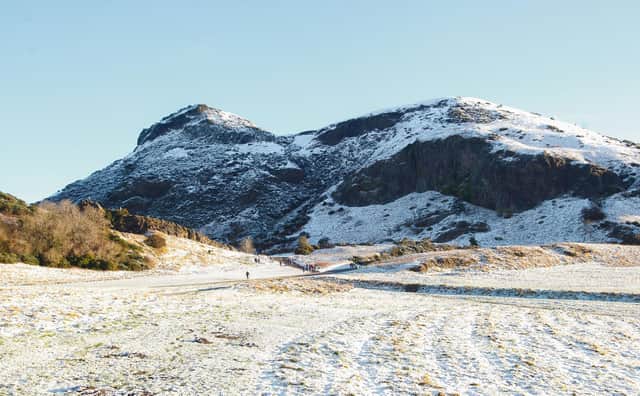 With little else to do, people flocked to go sledging on Arthur's Seat after the snow this week (Picture: Scott Louden)