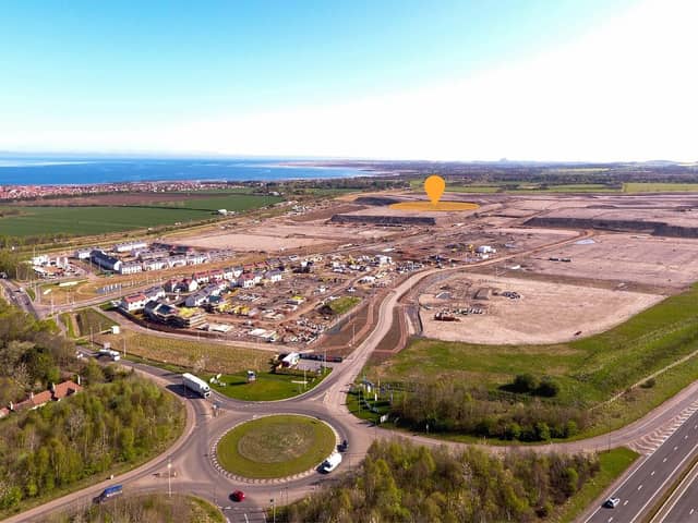 The Blindwells masterplan in East Lothian involves the creation of a community of 1,600 homes as well as employment land and a new town centre.