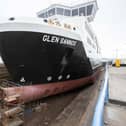 The Glen Sannox, one of two partially-completed vessels at the centre of the ferries fiasco.  Picture: Mark Gibson.
