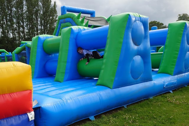 You have to use muscles you forgot you had as you navigate this fun obstacle course at Conifox Adventure Park in Kirkliston.