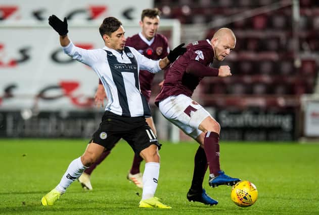 St Mirren and Hearts do battle this evening in Paisley