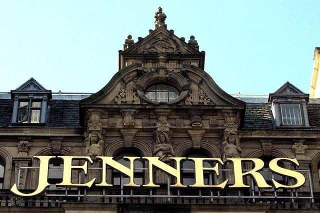 Jenners' iconic gold lettering was restored to the building after being removed without permission