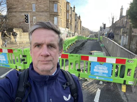 Conservative councillor Christopher Cowdy delivered 1,000 leaflets in the area to update people on the bridge closure.