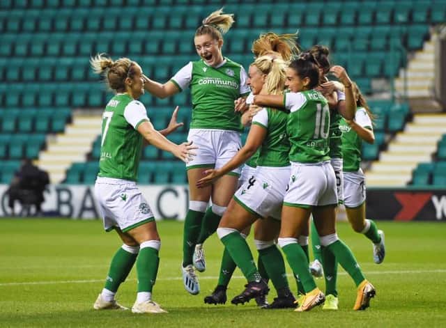 Homegrown talent is important to Hibs Ladies and makes up a significant section of Dean Gibson's first-team squad (Photo by Ross MacDonald / SNS Group)