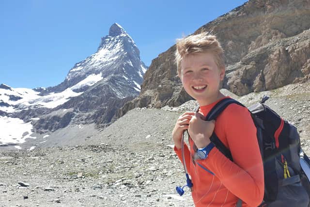 Climbing the Matterhorn has been a dream for 11-year-old Jules.