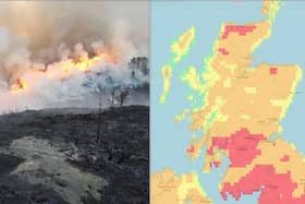 The SFRS has released a map of the most vulnerable areas. Picture: SFRS