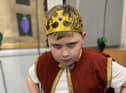 Hayley Matthews' eldest son went down a storm as the villainous King John in school play, Robin and the Sherwood Hoodies
