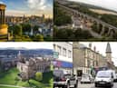 Residents in Edinburgh and the Lothians are due to see a rise in their council tax this coming financial year. Pictured (clockwise from top left) are: Edinburgh city centre, picture taken from Calton Hill (Getty), the viaduct in Midlothian near Newtongrange, Musselburgh town centre (National World) and Linlithgow Palace in West Lothian.