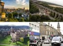 Residents in Edinburgh and the Lothians are due to see a rise in their council tax this coming financial year. Pictured (clockwise from top left) are: Edinburgh city centre, picture taken from Calton Hill (Getty), the viaduct in Midlothian near Newtongrange, Musselburgh town centre (National World) and Linlithgow Palace in West Lothian.