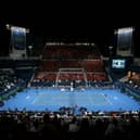 The men’s final of the Qatar Open will be held on Centre Court of the Khalifa International Tennis & Squash Complex, in Doha, which has a seated capacity of 7,000. Though, due to Covid pandemic restrictions, attendance will be limited to 10% of its maximum capacity. (Pic: Getty)