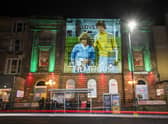 An image from romantic comedy film Gregory’s Girl was projected onto the Filmhouse in Edinburgh as part of the campaign to save it