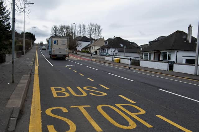The newly painted bus stop was removed from plans and painted in error