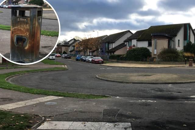 Hay Avenue and surrounding streets in Niddrie looked like a 'war zone' according to locals. Council workers have since cleaned up the mess left in the aftermath of the antisocial behaviour