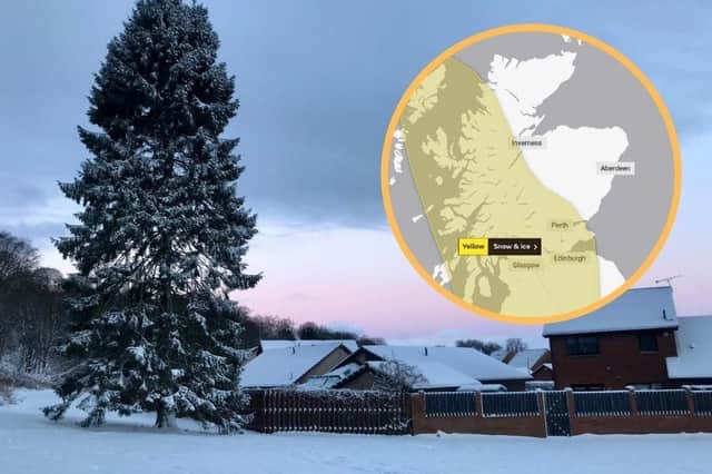 Another yellow warning issued as temperatures plummet to -13C in Edinburgh overnight.