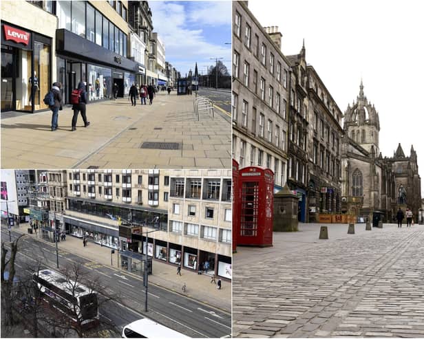 Edinburgh streets remain empty as COVID-19 precautions in place