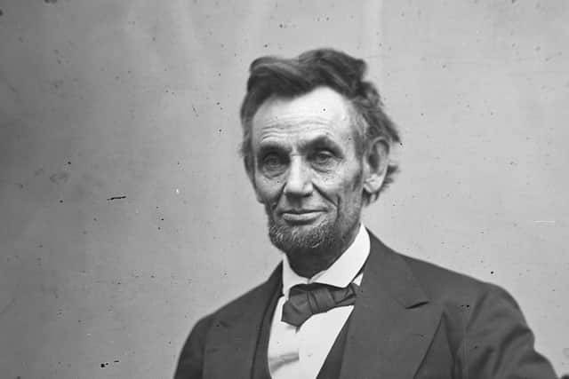 President Abraham Lincoln led the United States during the Civil War (Picture: Alexander Gardner/US Library of Congress via Getty Images)