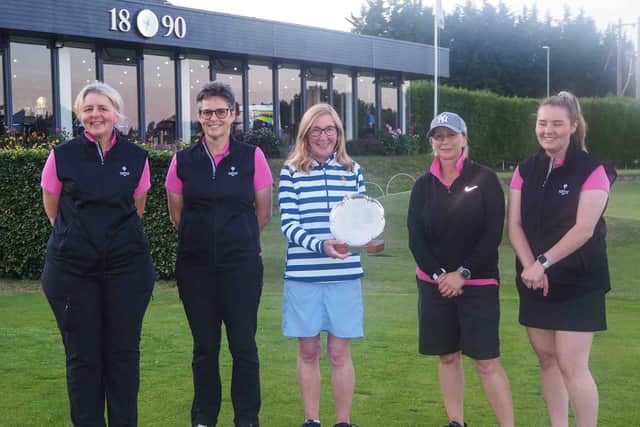 Babrtton's winning team in the Midlothian Ladies' Inter-Club Tournament at Glencorse.