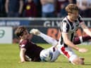 Peter Haring was sent off against St Mirren for taking down Mark O'Hara near the halfway line. Picture: SNS