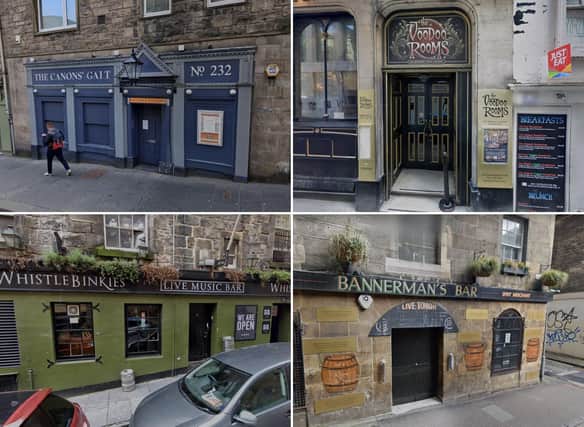 Some of the places in Edinburgh this August you can enjoy a drink and a show without even leaving the bar.