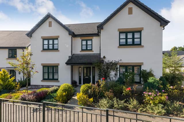 This large detached villa in Auchendinny is now on the market.