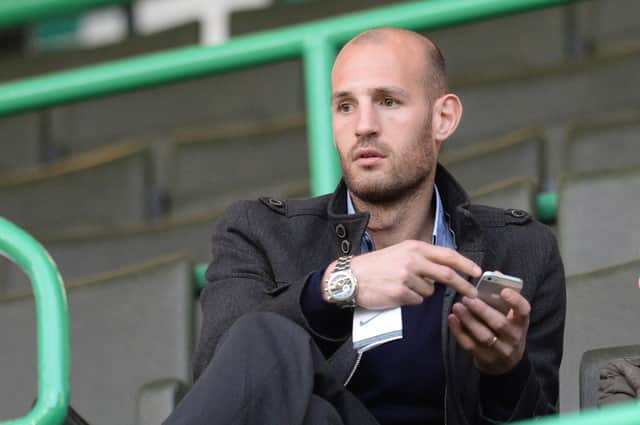 Former Hibernian player Rob Jones, pictured at Easter Road in 2014, took in the 1-0 defeat to Aberdeen on Sunday as a guest of Hibs TV. Pic: SNS Group Craig Williamson