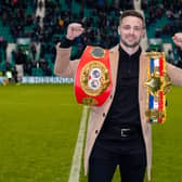 Hibs fan Josh Taylor wants to fight at Easter Road.