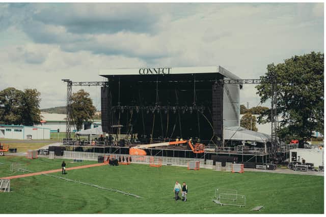 The Connect Music Festival will be held on the outskirts of Edinburgh this weekend – and we’ve been given a first look at the new fesitval site.