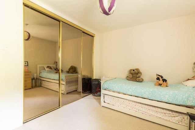 There are four good sized double bedrooms including this one.