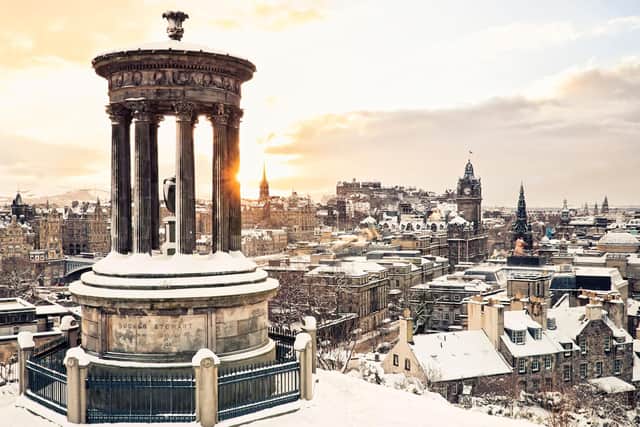 Could there be a white Christmas in Edinburgh this year? (Getty Images)