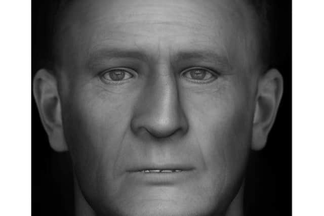 A new facial reconstruction image has been released by Police Scotland.