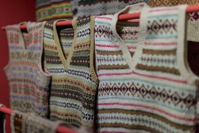 Fair Isle sweaters Pic: Michael Cockerham, Fashion and Textile Museum, 2022