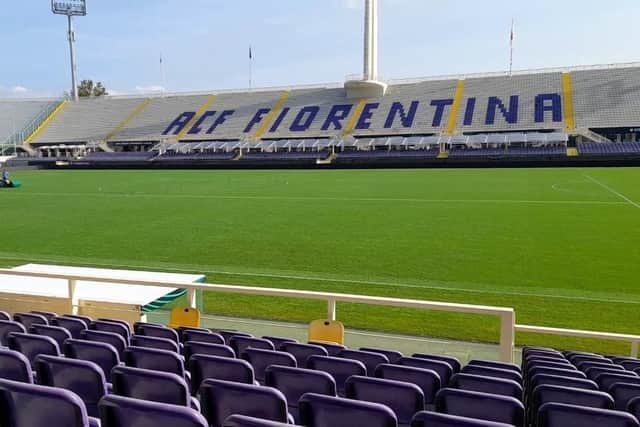 Hearts will play Fiorentina in the Stadio Artemio Franchi on Thursday.