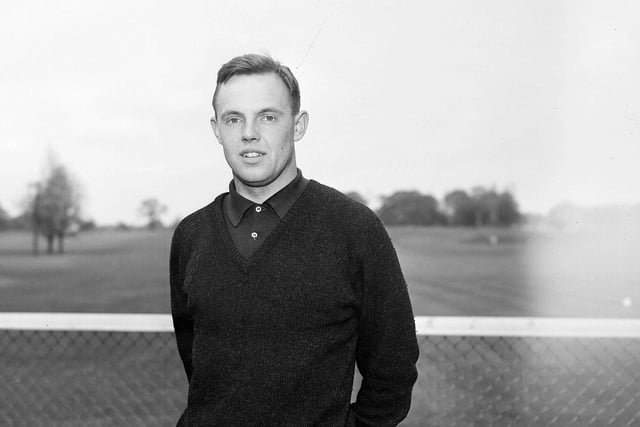 George Rutherford of Prestonfield, who won the Royal BurgessLothian Championship trophy in May 1963.