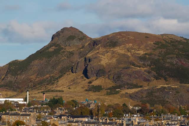 Arthur's Seat proved to be a natural gym for Hayley Matthews and her boys (Picture: Scott Louden)
