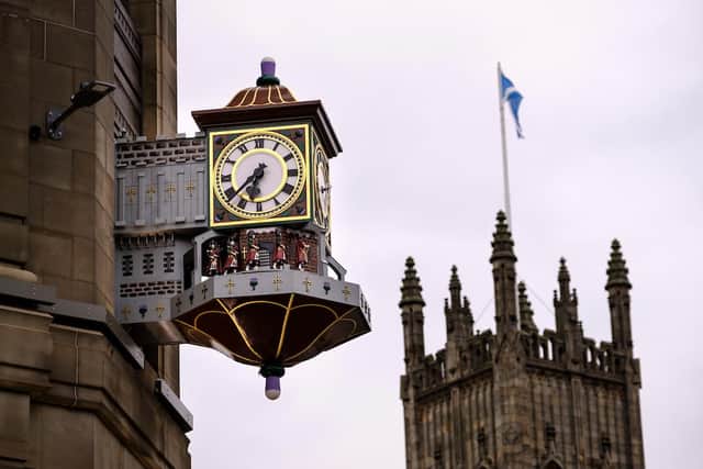 The Binns clock has been a romantic meeting point for Edinburgh couples since it was installed in 1960.