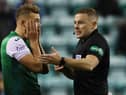 Referee John Beaton awarded a penalty against Ryan Porteous at Easter Road when Hibs faced Rangers