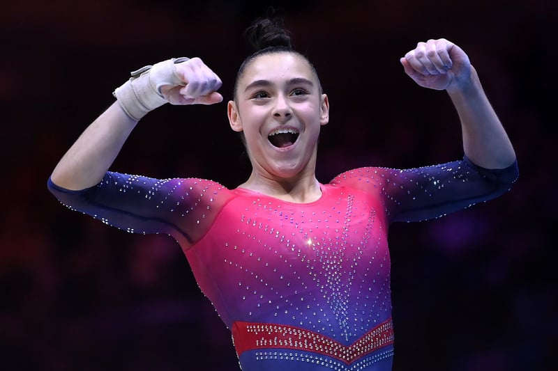 A rising star of British gymnastics, the 18-year-old claimed floor gold on the final day of the world championships. It was the English gymnast's third medal at the event in Liverpool after winning silver in the team event and a historic bronze in the all-around competition. That was Britain's first world all-around medal and Gadirova became only the fifth British gymnast to be individual world champion.
Gadirova, who took floor gold and team silver at the European Championships, is also on the Young Sports Personality shortlist along with skateboarder Sky Brown and diver Andrea Spendolini-Sirieix. "I'm just so shocked to be in that shortlist with such incredible athletes and to be recognised for my hard work and achievements - it's incredible," she told BBC Sport.