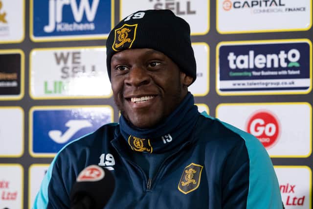 Joel Nouble's contract at Livingston has been extended. PictureL:  Mark Scates / SNS