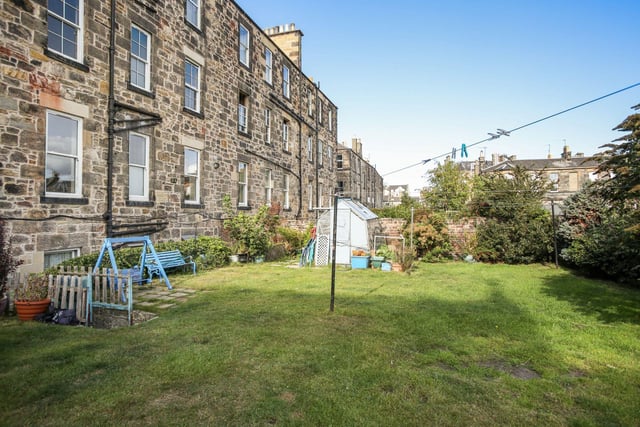 Those living in the flat will have access to a well-kept communal garden.
