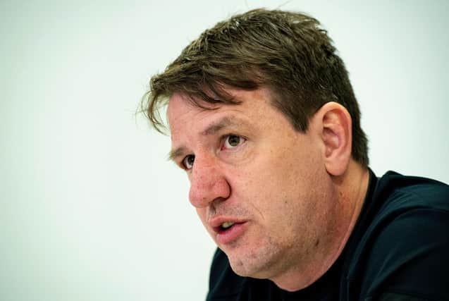 Hearts manager Daniel Stendel is waiting to see whether German football restarts.