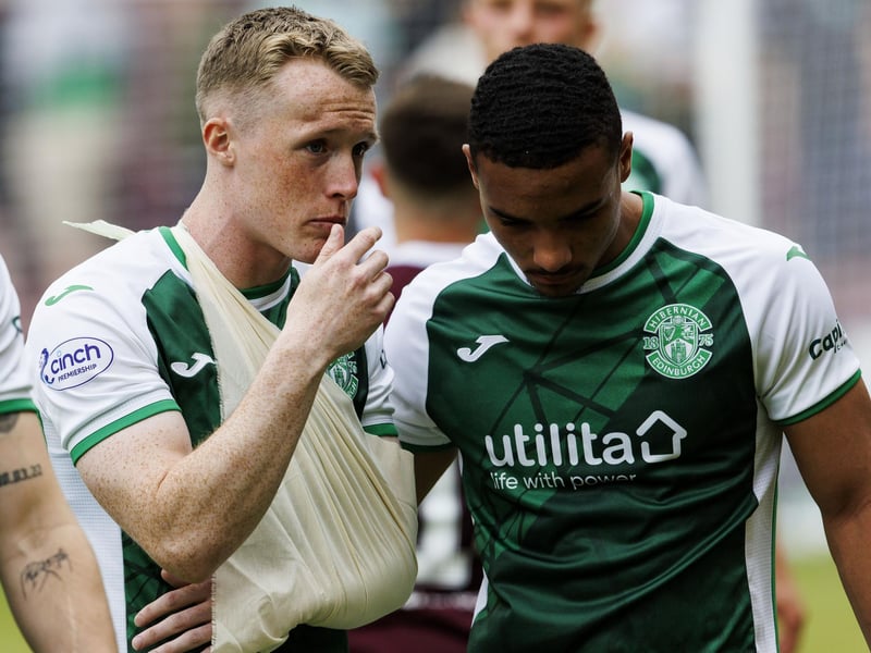 Jake Doyle-Hayes and Allan Delferriere at full-time