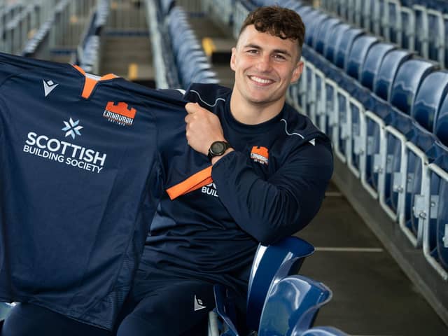 Damien Hoyland has signed a new contract with Edinburgh. (Photo by Paul Devlin / SNS Group)