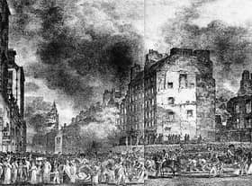 The Great Fire of Edinburgh.