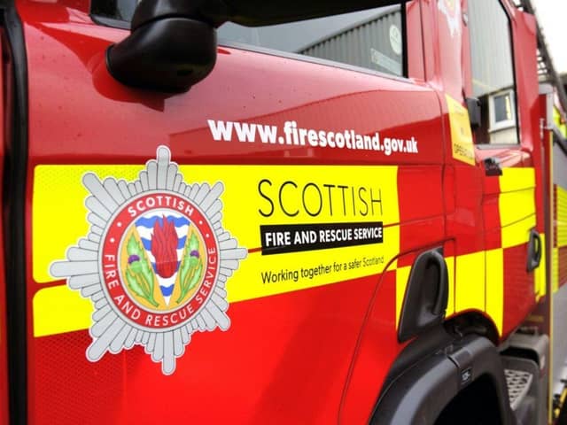 Emergency services rushed to a Midlothian saw mill after a gang of youths reportedly set fire to the building.